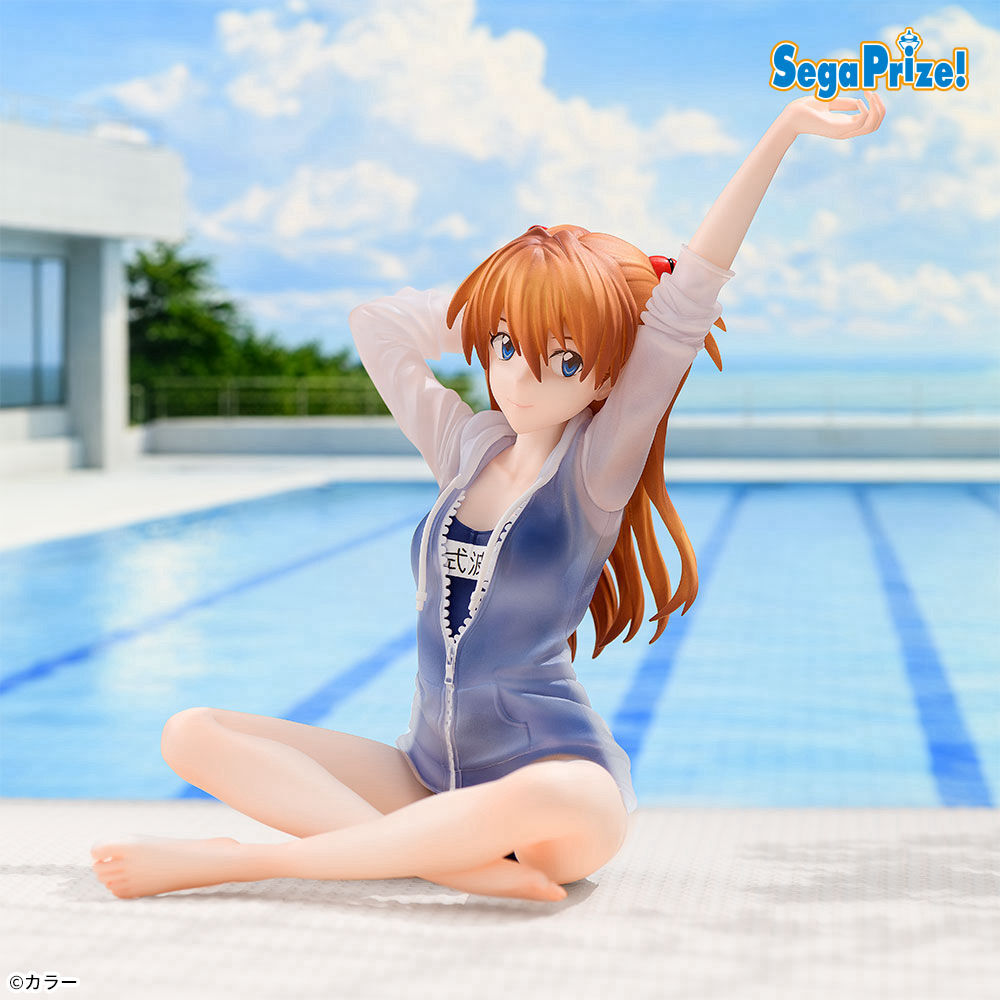 [Pre-order] SEGA "Rebuild of Evangelion" Yumemirize PVC Figure Asuka Shikinami Langley School Swimsuit Ver.